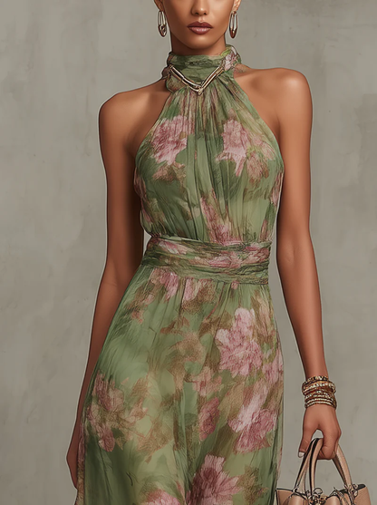 Aurora • Vestido Maxi Floral