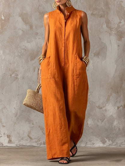 Lorena | Vestido Maxi Lino Costa